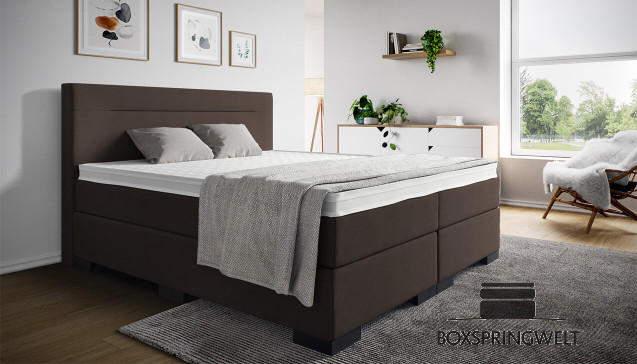 Lit Boxspring Paul en Crush Moka