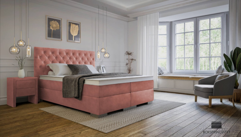 Lit Boxspring Antonia en Adore Blossom