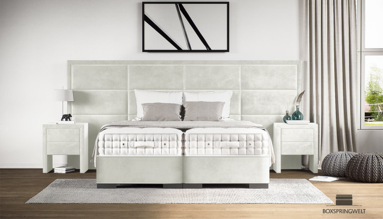 Lit Boxspring Maximo en Adore Creme