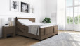 Lit Boxspring Konrad 120 x 200 cm avec moteur en golf marron clair