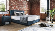 Lit Boxspring Oskar 80 x 220 cm en Mine Denim