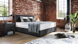 Lit Boxspring Oskar 160 x 220 cm en gris mine