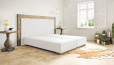 Lit Boxspring Diego sans matelas 140 x 210 cm en Cream