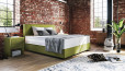 Lit Boxspring Oskar 80 x 220 cm en Mine Lime