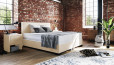 Lit Boxspring Oskar 80 x 220 cm en Crush Vanille