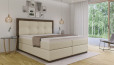 Lit Boxspring Claire 180 x 200 cm - Tête de lit avec rectangles