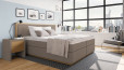 Lit Boxspring Max 160 x 210 cm en planche Beige