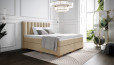 Lit Boxspring Diana en housse Adore Beige   