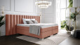 Lit Boxspring Diana en housse Adore Blossom