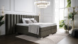 Lit Boxspring Diana en housse Adore Darkgrey