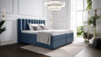 Lit Boxspring Diana en housse Mine Denim