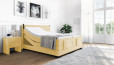 Lit Boxspring Konrad 120 x 200 cm avec moteur en planche jaune