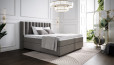 Lit Boxspring Diana en housse Mine Hunter