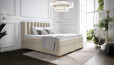 Lit Boxspring Diana en housse Adore Natural