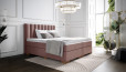 Lit Boxspring Diana en housse Adore Pale