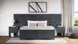 Lit Boxspring Vincent en Adore Anthracite