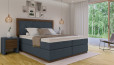 Lit Boxspring Claire 180 x 200 cm Luca Bleu Royal