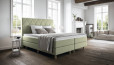 Lit Boxspring Paula en eucalyptus Luca