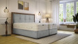 Lit Boxspring Amalia en Bull gris clair