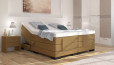 Boxspringbett Berta 180 x 200 cm mit Motor in Hellbraun